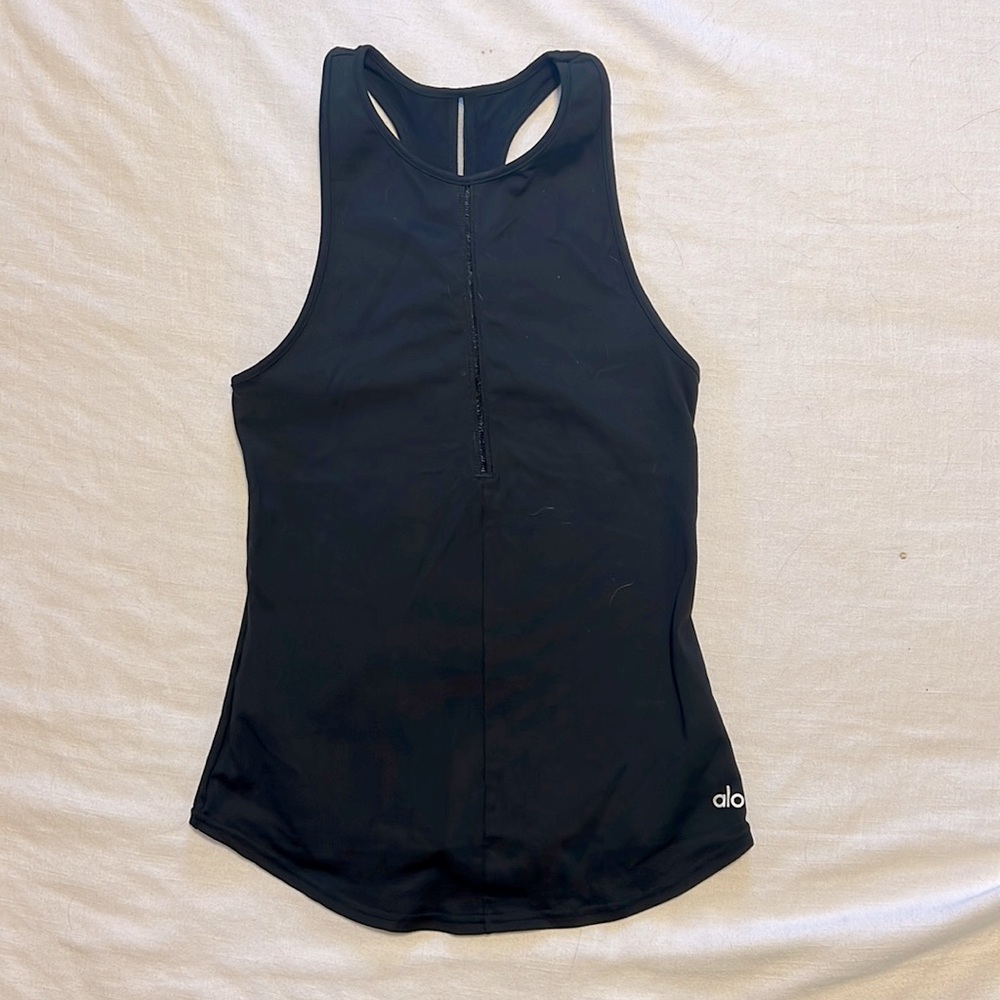 ALO black xs (extra small) tank top